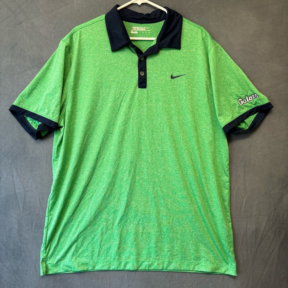 Nike Golf Florida Gators Polo Shirt Mens XXL Tour Performance Embroidered Logo